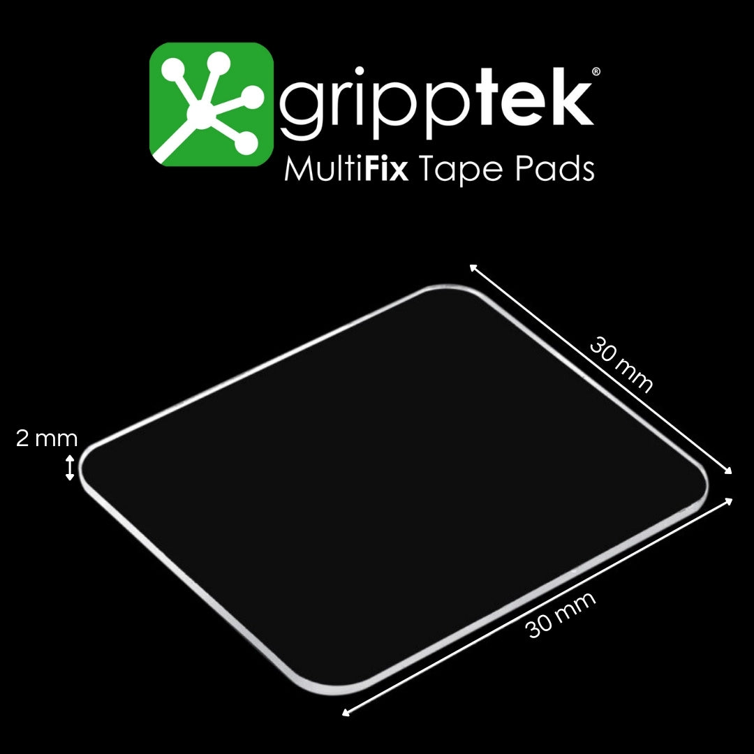 GrippTek® MultiFix Tape Pads - Dubbelzijdig & Herbruikbaar - GrippTek